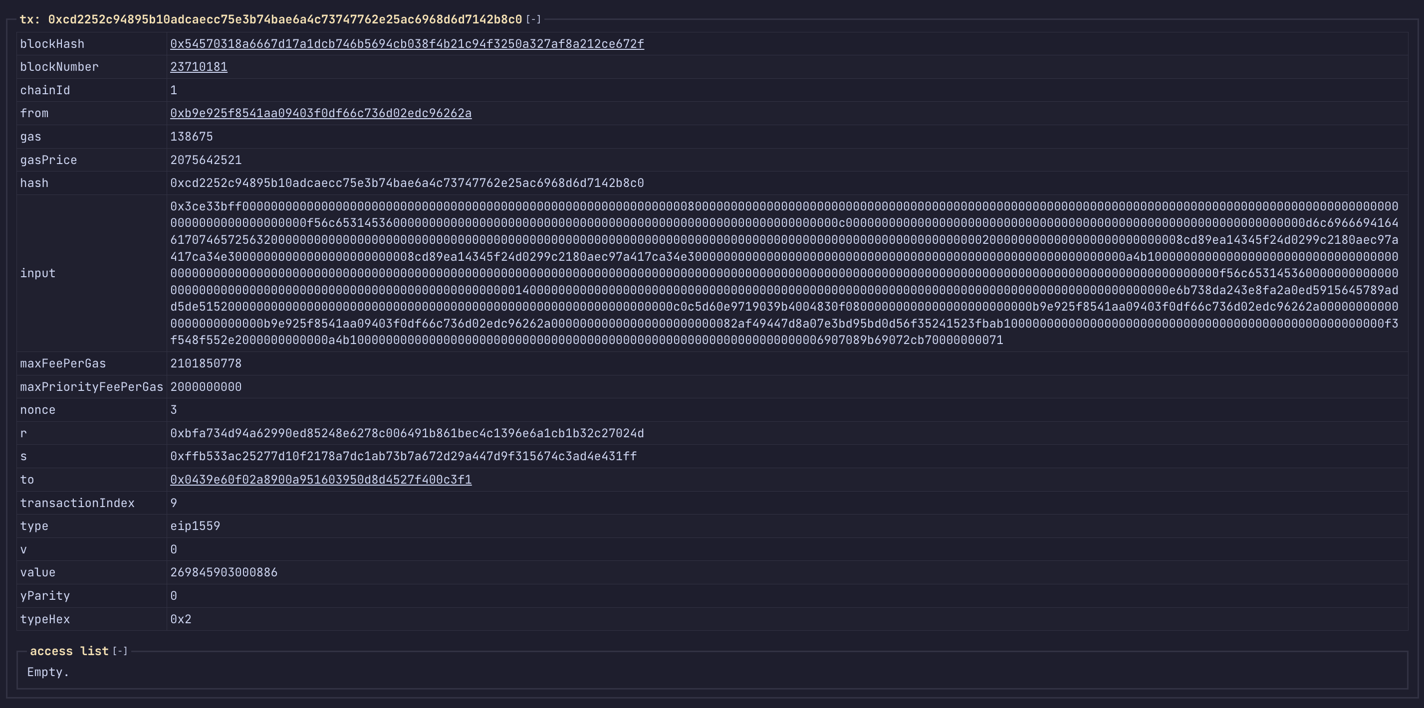 chainkit sample transaction